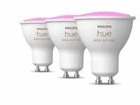 Philips Hue White & Color Ambiance GU10 350lm, 3er Pack