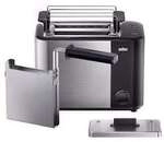 Braun HT 5015 BK Toaster schwarz / edelstahl