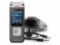 Philips Voice Tracer DVT 7110 Digitales Diktiergerät 8 GB mit App-Fernsteuerung