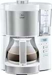 Melitta Look Timer 1025-07 Kaffeemaschine Wei&szlig;/Edelstahl 10 Tassen