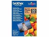 Brother BP71GP50 Fotopapier-A6, Paket mit 50 Blatt, 260 g/qm