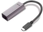 i-tec USB 3.1 Netzwerk Adapter 0,28m Typ-C zu Gigabit-Ethernet TB3 St./Bu. grau