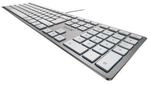 Cherry KC 6000 Slim f&uuml;r Mac Tastatur USB silber