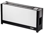 ritter volcano 5 Langschlitz-Toaster mit Glasfronten wei&szlig;