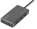 DIGITUS DA-70240-1 USB 3.0 Office Hub, 4-Port