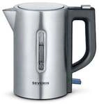 Severin WK 3647 Wasserkocher 1100W 0,5l schwarz/silber