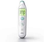 Braun BST200WE Sensian Swipe 5 Stirnthermometer weiss