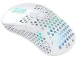 Cherry XTRFY M4 RGB kabellose Gaming Maus Wei&szlig;
