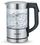 Severin WK 3458 Digitaler Mini Glas-Wasserkocher 1100W 0,5l