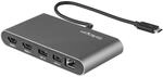 StarTech.com Dual-Monitor Thunderbolt Mini-Dock, 4K 60Hz HDMI, Gigabit-Ethernet, 1x