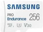 Samsung PRO Endurance 256 GB microSD-Speicherkarte mit SD-Adapter