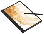 Samsung Note View Cover EF-ZX800 f&uuml;r Galaxy Tab S7+/S8+ Schwarz