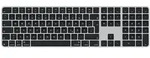 Apple Magic Keyboard mit Touch ID und Ziffernblock Schwarz MXK83D/A