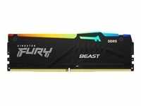 16GB (1x16GB) KINGSTON FURY Beast RGB DDR5-5600 CL40 RAM Gaming Arbeitsspeicher