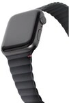 Decoded magnetisches Silikonarmband LITE Schwarz 42-44mm