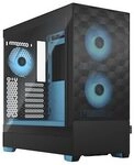 Fractal Design Pop Air RGB Cyan Core mit Seitenfenster ATX Gaming Geh&auml;use Blau