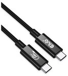 Club 3D USB 4 2x2 Typ-C Kabel USB-IF 4K60Hz PD 240W St./St. 2m schwarz CAC-1575