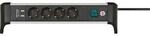 Brennenstuhl Alu-Office-Line Steckdosenleiste 4-fach 1,8m 2x USB silber/schwarz
