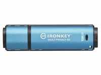 Kingston 128 GB IronKey Vault Privacy50 Verschlüsselter USB-Stick Metall USB 3.2