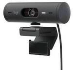Logitech Brio 500 Full HD USB-C Webcam, Graphite