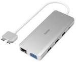 Hama 00200133 USB-C-Hub, Connect2Mac, Multiport f&uuml;r Apple MacBook Air & Pro, 12
