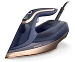 Philips DST8050/20 Dampfb&uuml;geleisen antihaftbeschichtet 3.000 W kupfer/dunkelblau