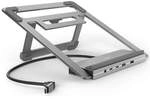 Hama USB-C-Docking-Station Connect2Office Stand, Notebook-Halterung, 12 Ports