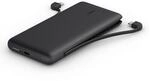 Belkin BOOST CHARGE&trade; Powerbank,10.000 mAh 18W, mit Kabeln, schwarz