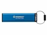 Kingston 128 GB IronKey Keypad 200 Verschlüsselter USB-Stick Metall USB 3.2 Gen1