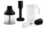 SMEG HBAC11BL 4er-Set, XXL-Mixbecher, Zerkleinerer, Kartoffelstamper, Schneebesen