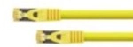 Python Patchkabel mit Cat.7 Rohkabel S/FTP PiMF halogenfrei 1,5m gelb