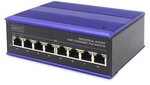 DIGITUS Fast Ethernet PoE Industrieller 8x Port Switch