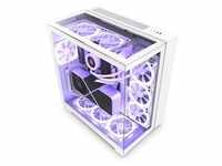 NZXT H9 Elite White Midi Tower ATX Gaming Gehäuse weiß mit Glasfenster