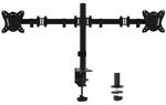 EQUIP 650152 13"-27" Bewegliche Dual Monitor/LCD-Tischhalterung