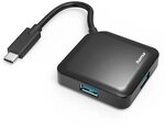 Hama 00200112 USB-C-Hub, 4 Ports, USB 3.2 Gen1, 5 Gbit/s