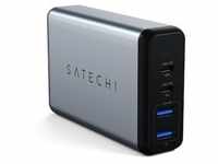Satechi 75W Dual USB-C PD Travel Charger Space Grey