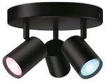 WiZ IMAGEO 3er Spots Deckenleuchte Tunable White&Color 1035lm Schwarz Einzelpac
