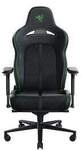 RAZER ENKI Pro Schwarz/ Gr&uuml;n - Premium-Gaming-Stuhl mit Alcantara&reg;-Leder