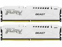 32GB (2x16GB) KINGSTON FURY Beast White XMP DDR5-5600 CL40 RAM Speicher Kit