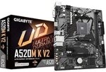 Gigabyte A520M K V2 mATX Mainboard Sockel AM4 VGA/HDMI/M.2/SATA/PS2