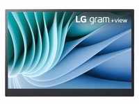 LG gram +view 40,6cm (16") 16:10 IPS WQXGA Monitor USB-C 350cd/m2 16MR70.ASDWU
