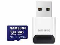 Samsung PRO Plus 128 GB microSDXC-Speicherkarte (2023) mit USB-Adapter
