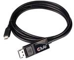 Club 3D USB Adapterkabel 1,8m Typ-C zu DisplayPort 8K60Hz HDR schwarz CAC-1557
