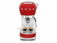 SMEG ECF02RDEU 50s Style Espresso-Kaffemaschine Rot