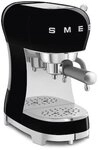 SMEG ECF02BLEU 50s Style Espresso-Kaffeemaschine Schwarz