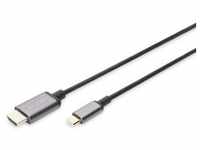 DIGITUS USB-C™ - HDMI® Video-Adapterkabel, UHD 4K / 30 Hz