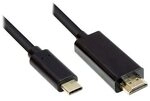 Good Connections Adapterkabel USB-C zu HDMI 2.0 4K2K/ UHD 1,0m schwarz