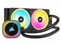 Corsair ICUE LINK H100i RGB Wasserkühlung 240 mm Intel und AMD CPU schwarz