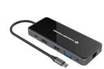 Conceptronic DONN15G 12-in-1 USB 3.2 Gen 1 Dockingstation, HDMI, VGA, Card-Reade