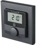 Homematic IP Wandthermostat mit Luftfeuchtigkeitssensor anthrazit HmIP-WTH-A